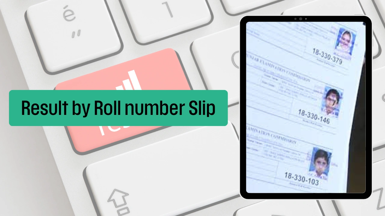 Result by Roll number Slip