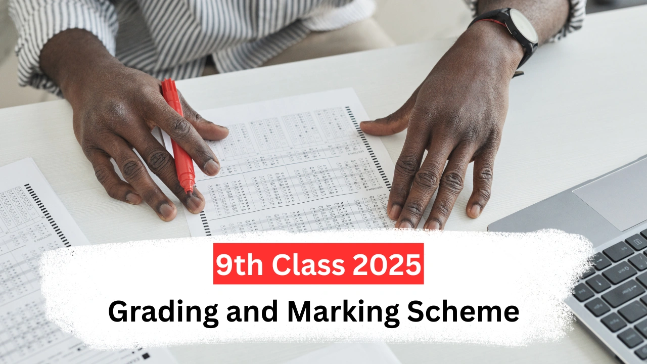 9th Class 2025 Grading and Marking Scheme