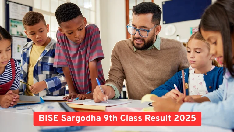 BISE Sargodha 9th Class Result 2025